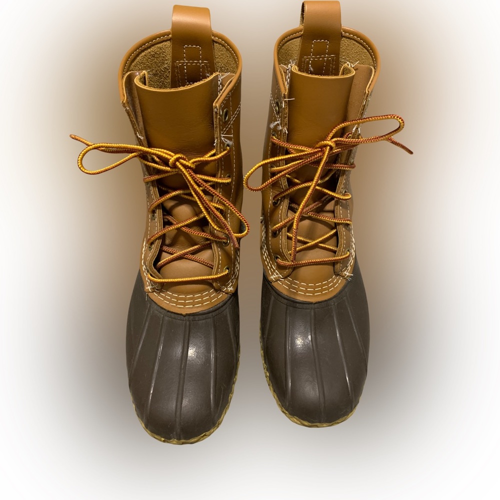 Bean Boots, Original, L. L. Bean Duck Boots tan/brown size 8,